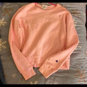 Pink champion crew neck